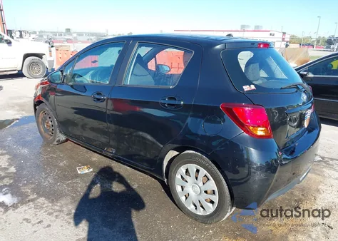 2015 Toyota Yaris L из США, поврежденный, VIN VNKKTUD30FA040682